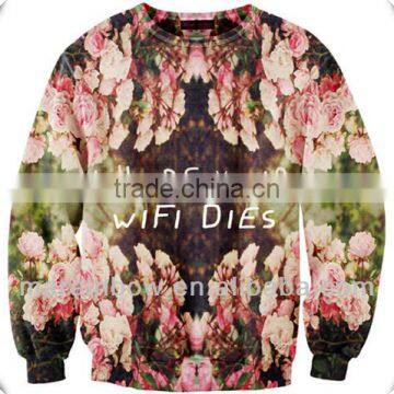 High quality Custom over sweatshirt printing ,bulk sublimation printing sweatshirts wholesale