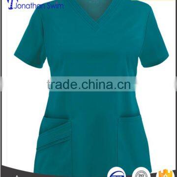 2017 Fashion Neck Design With the Most Popular Colorful Hospital Scrub Uniform photo-3