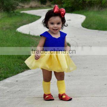 Snow White Baby Girl Birthday Party Romper 2017 Summer Baby Clothes Romper photo-2