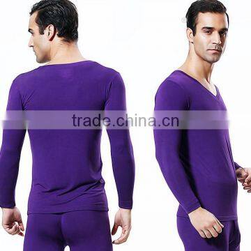 Long style men's comfortable slim pajamas