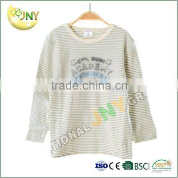 Cheap designer long sleeve soft cotton baby boy t-shirt sale