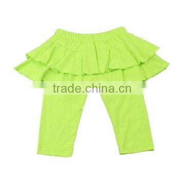New Fashion Spring Fall Solid Leggings Baby Girl Skirt Long Pants Wholesale Children's Boutique Clothing photo-2