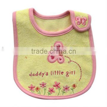 TOP quality 100% cotton colorful & cute baby cotton bib