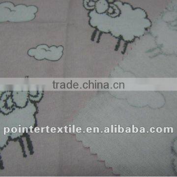 100% COTTON 26S JC PRINTED SINGLE JERSEY FABRIC 200GSM 175CM BABY DESIGNS CHINA MADE photo-2
