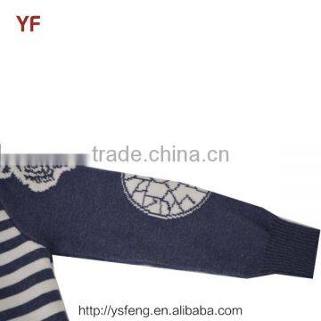 2016 New Design Boy's Stripes Jacquard Cardigan Sweater photo-5