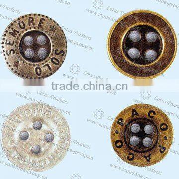 Brass Button Alloy Button