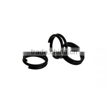 Iron Based Alloy Split Jump Rings Findings Round Black photo-3