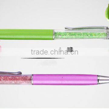 Latest New Modern Promotional Crystal Metal Ball Pen Gift photo-2