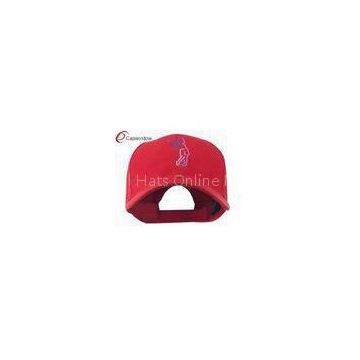 Red Female Golfer Outline Embroidered Cap / Golf Baseball Hats