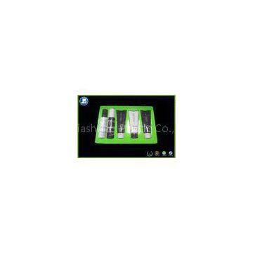 Green Rectangular Plastic Cosmetic Blister Packaging Trays , Silk Printing