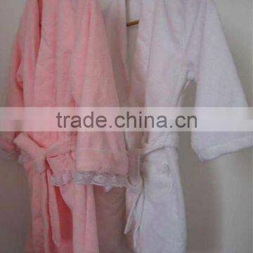 Luxury hotel fleece robe