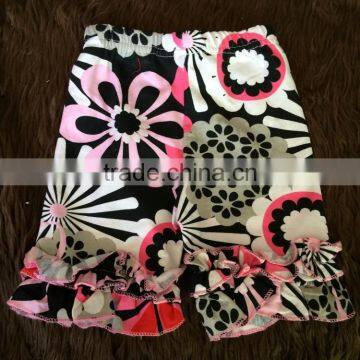 Wholesale remakes flower breathable knit baby ruffle shorts MH5051315