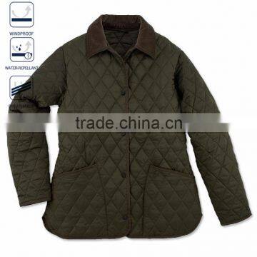 2016 Water repellent Ladies Quilted Hunting Jacket