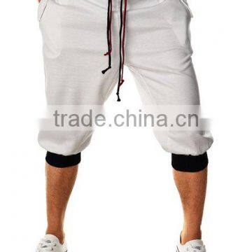 wholesale boys half pants for men cropped trousers with a rubber band cotton soft for sport