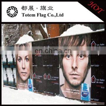 Printing Flag Banner Advertisement For Shampoo