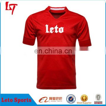 OEM supply small MOQ rugby shirt ,red polyester rugby jerseys dry fit custom rugby playing shirt , sublimated rugby jerseys