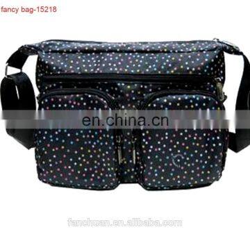 2015 Dots Printed Teenage Girls Travel Sports Satchel