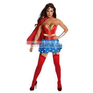 CG-COS1014 America captain sexy costume for adult