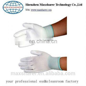 Free sample High quality Beautiful Cheap PU plam coated work gloves