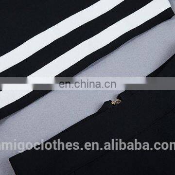 2017 New Black and White Strips Navy Style Bandage Dress 2pcs Sets photo-6