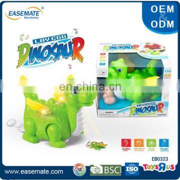 Kids novelty toys cartoon lay eggs dinosaur with projection