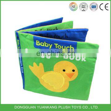 Wholesale colorful baby cloth book soft educational toys for kid