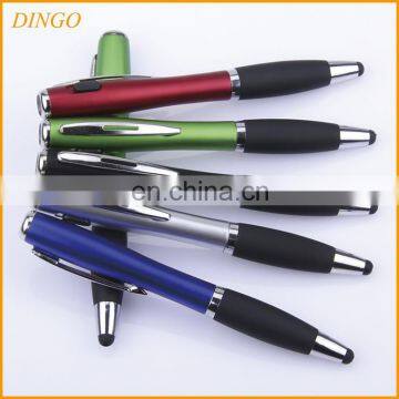 High Quality 3 in 1 High Sensitive Metal LED Flashlight Torch Stylus Touch Screen Pen