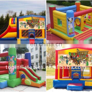 Sponge inflatable bouncer slide inflatable combo