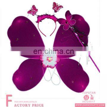 Event & Party Supplies new products red Rose flower Feather Butterfly Wing Set