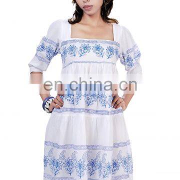 Cotton Hand Block Printed Dress