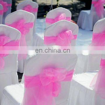 Flocked Organza Chair Sashes for Wedding Banque