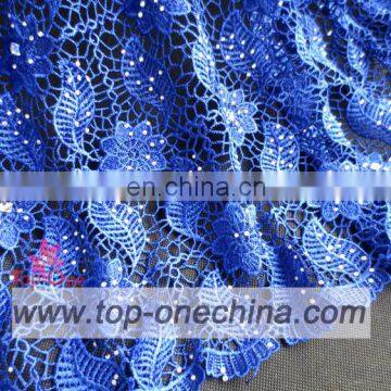 2016 african cotton guipure lace fabric for nigeria wedding party