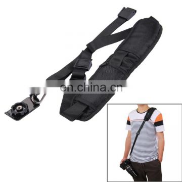 PULUZ Quick Release Anti-Slip Soft Pad Nylon Single Shoulder Camera Strap with Metal Hook for SLR / DSLR Cameras