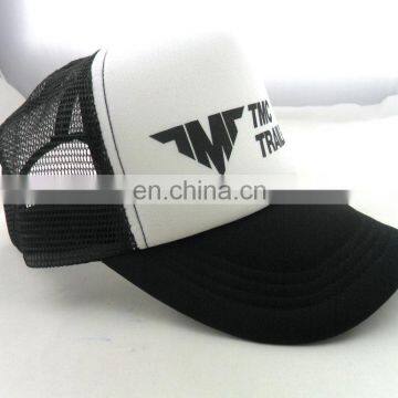 Custom Adjustable Black White Trucker Hat photo-4