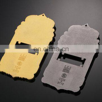 Hot Sale Wholesale Customized Logo Auspicious Clouds Pattern Carving Lable photo-2