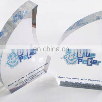 Acrylic plaques awards in acrylic crafts for encourage souvenir