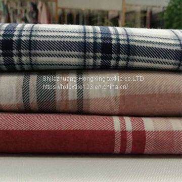 Non-elastic Pure Polyester Fabric With Large Grid Print photo-3
