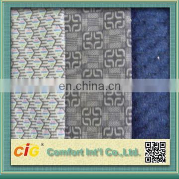 China New Design High Quality Velvet Fabric For Bus Seat