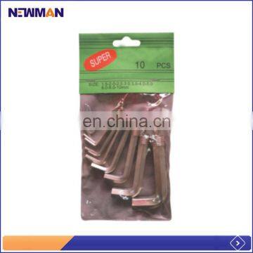 10pcs Mini Hex Allen Wrench