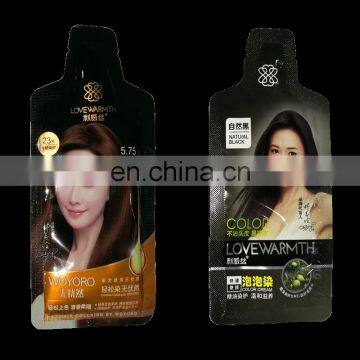 Irregular Shape Double Material Shampoo and Shower Gel Sachet Packing Machine photo-3