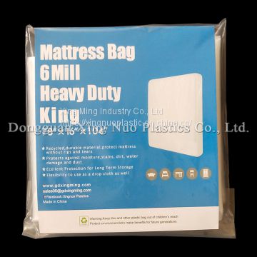 01 Style 6 Mil Heavy Duty King Mattress Bag 78 * 16 * 104 inch