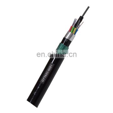 GYTA53 Fiber Optic Cable 12 24 48 Core Single Mode G652D Armore Outdoor Fiber Cable 4 6 8 Cores