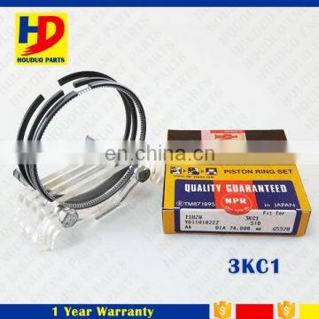 3KC1 Engine Piston Ring For Isuzu With 74MM