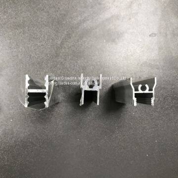 Wardrobe Sliding Door Track Profile Aluminium Stile Vertical Handle photo-2