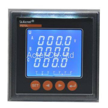 Acrel PZ72L-E4 Three-phase Panel LCD Display Power Meter