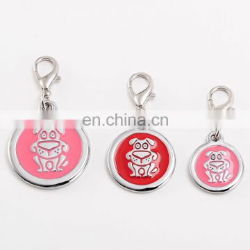 Explosion wholesale zinc alloy dog pattern anti-lost metal dog tag high quality for sublimation