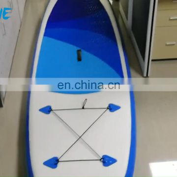 White Inflatable Stand Up Paddle Board Double Layer Surf Board