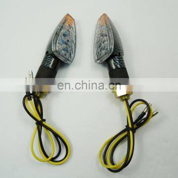 LED Turn Signal Indicators Turning Lights light NEW For Universal Carbon Motorcycle