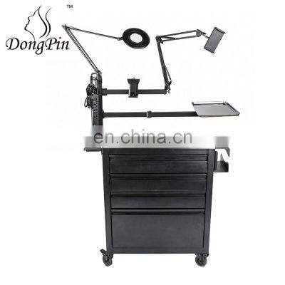 Inkbed trolley tattoo work station tattoo artist stool and tattoo furniture