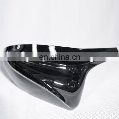 Right & Left Car bright black Side Mirror Housings Cover For B-MW E70 ABS Auto Rearview Mirror Cover